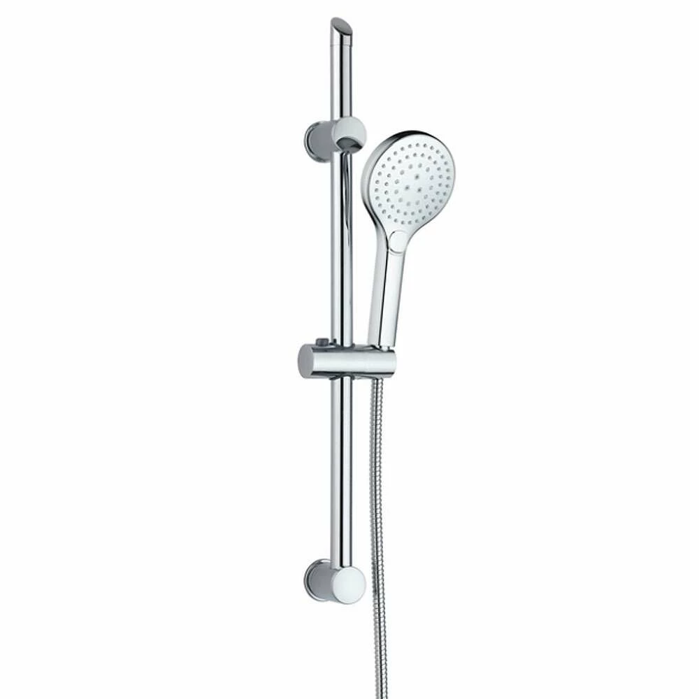 Schütte Brausestangenset ZUM KLEBEN Verchromt Stangenlänge 76 Cm