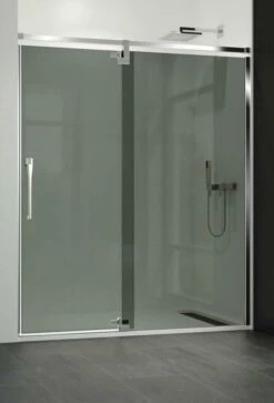 Profiltek KEISY Drehtür An Festteil In Nische 8 Mm Chrom