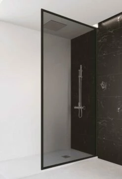 Profiltek FIXED NORDIC Deckenhohe Duschwand 8 Mm Mit Farbwahl