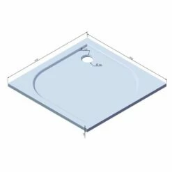 Duschmeister Duschwanne Mineralguss 90x90 Sano 269