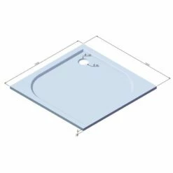 Duschmeister Duschwanne Mineralguss 100x100 Sano 270