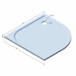 Duschmeister Duschwanne Mineralguss 100x100 Sano 276