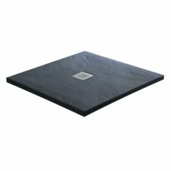 Duschmeister Duschwanne Mineralguss 90x90 Cm Anthrazit Sano 280