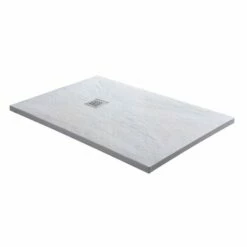 Duschmeister Duschwanne Mineralguss 120x80 Cm Weiß Sano 283