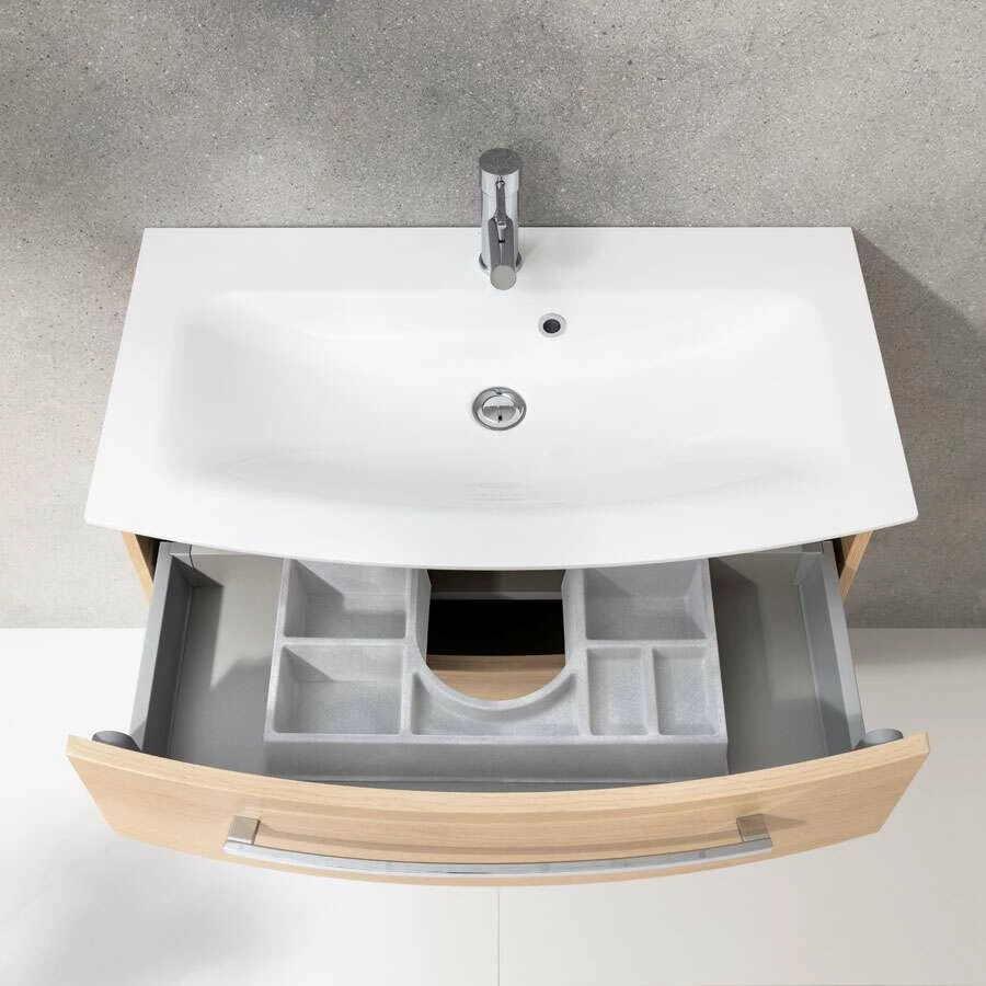 Fackelmann B.Style Badmöbel-Komplettset 83 Cm Sandeiche – Bild 3