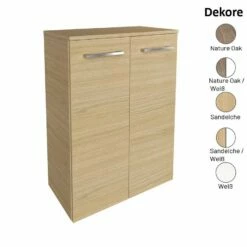 Fackelmann B.Style Doppel-Midischrank 60 Cm