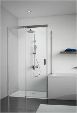 Breuer PANORAMA Schiebetür 2-teilig Für SW Kurz AUF Wanne 8 Mm