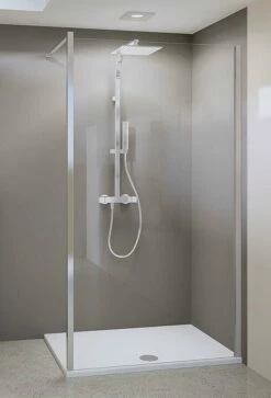 Breuer PANORAMA FLEX Duschwand Alleinstehend