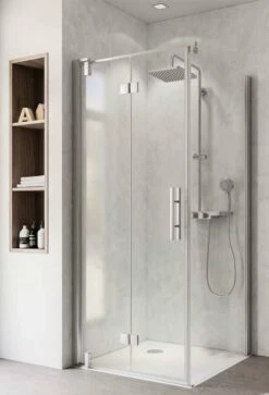 Breuer EUROPA DESIGN Drehfalttür Für Seitenwand 8 Mm