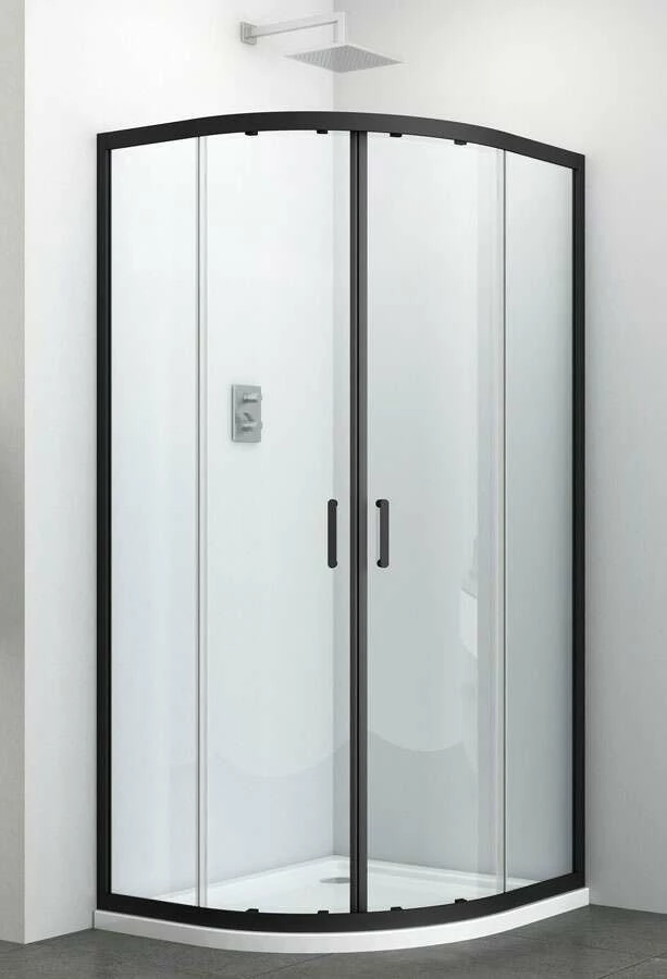 Duschmeister Runddusche 90 Schwarz Sano 373