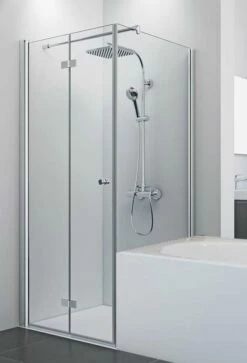 Breuer ELANA 8 Drehfalttür 2-teilig Für Badewannenseitenwand 8 Mm