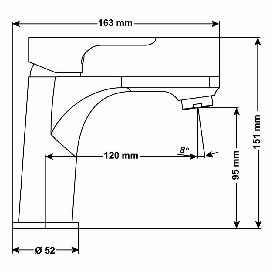 CORNAT Waschtisch-Einhebelmischer NOIR Graphit – Bild 4