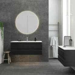 Dansani Delta Spiegel Rund Mit LED-Beleuchtung 60 Cm