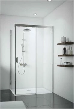 Breuer PANORAMA Schiebetür Soft & Silent 2-teilig Für Gleichhohe Seitenwand 8 Mm