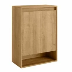 Fackelmann Midischrank Natura Asteiche 2T 60 Cm