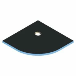 Kermi POINT Duschboard Viertelkreis Für Einen Dezentralen Punktablauf