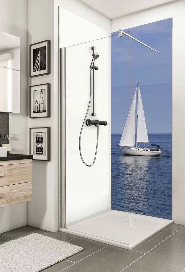 Schulte Decodesign DuschrĂĽckwand Foto Segelboot