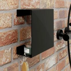 Schulte Duschablage L, Mattschwarz