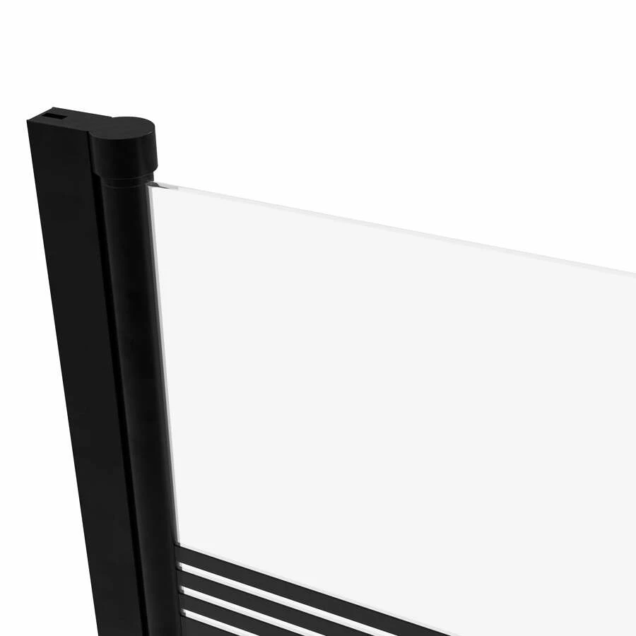 Duschmeister Badewannenfaltwand Max F 4 Schwarze Streifen 75 X 140 Cm – Bild 3