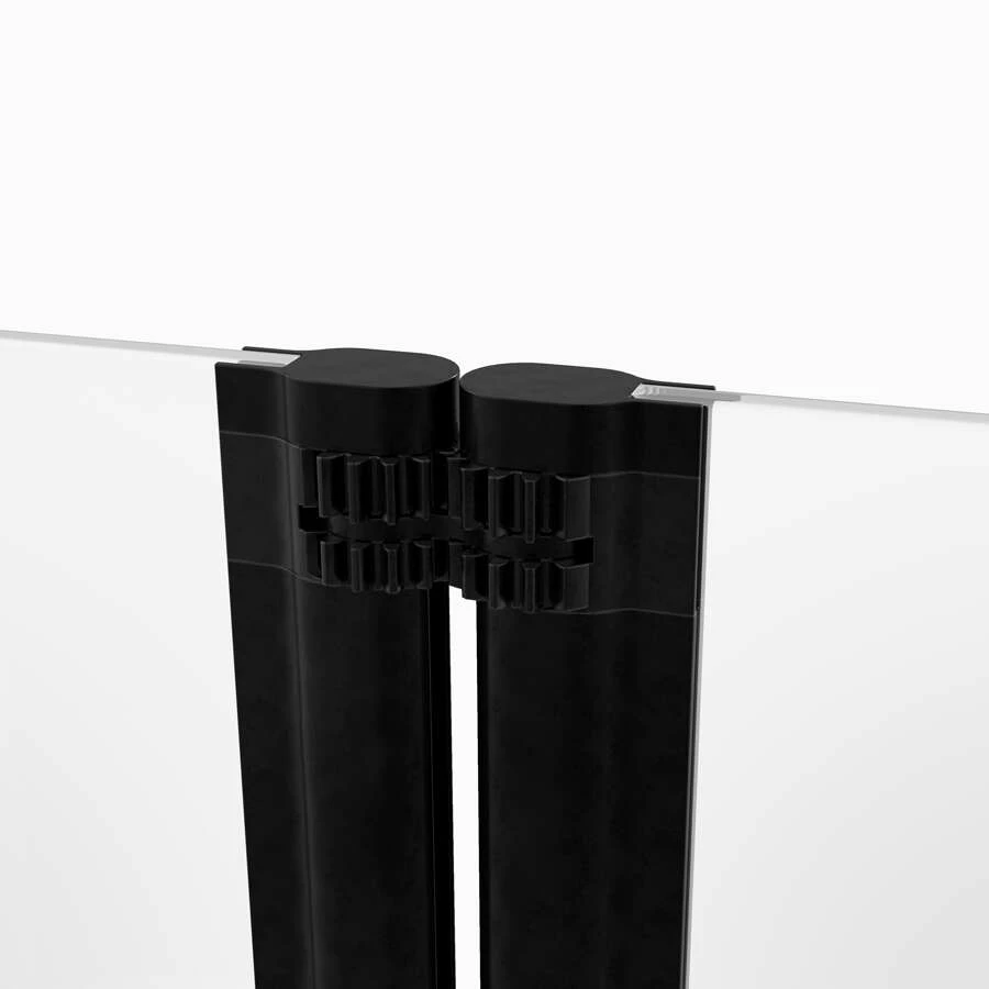 Duschmeister Badewannenfaltwand Max F 11 Schwarz 100 X 140 Cm – Bild 4