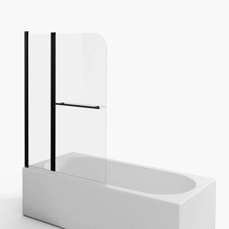 Duschmeister Badewannenfaltwand Max F 11 Schwarz 100 X 140 Cm – Bild 5