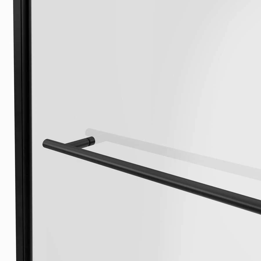 Duschmeister Badewannenfaltwand Max F 12 Schwarz 125 X 140 Cm – Bild 2