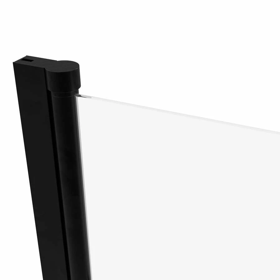 Duschmeister Badewannenfaltwand Max F 12 Schwarz 125 X 140 Cm – Bild 3