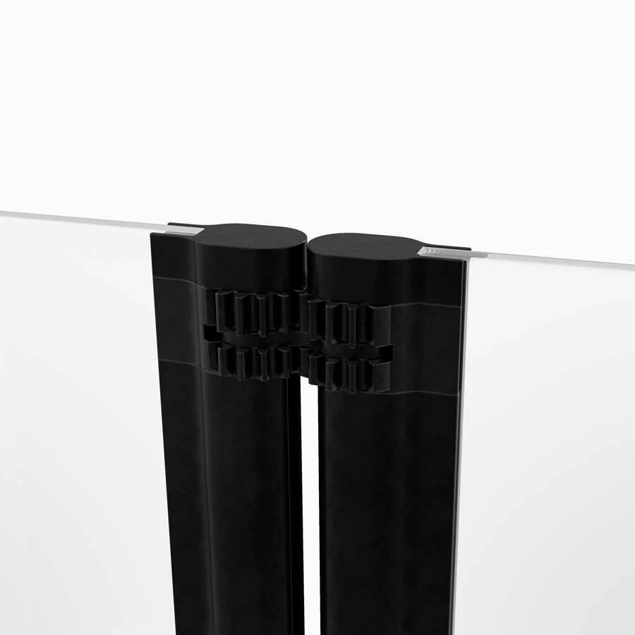 Duschmeister Badewannenfaltwand Max F 12 Schwarz 125 X 140 Cm – Bild 4