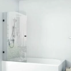 Duschmeister Badewannenfaltwand Max F 13 Rahmenlos 80 X 140 Cm