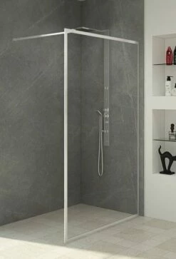 Duschmeister Walk In Max F 33 Weiß 90 X 200 Cm