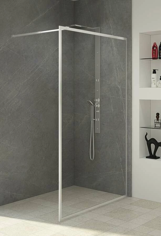Duschmeister Walk In Max F 33 Weiß 90 X 200 Cm