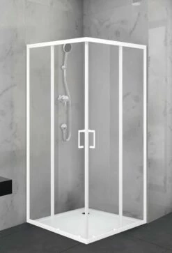 Duschmeister Eckdusche Max F 36 Weiß 90 X 90 X 200 Cm