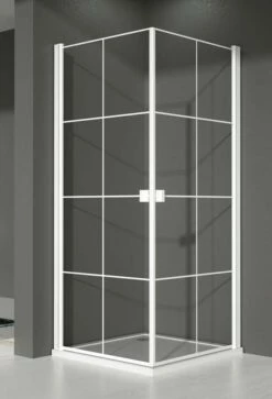 Duschmeister Eckdusche Max F 38 Weiß 90 X 90 X 200 Cm