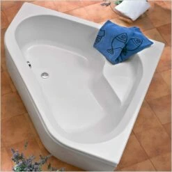 Ottofond Eckbadewanne Ancona 135 X 135 Weiß
