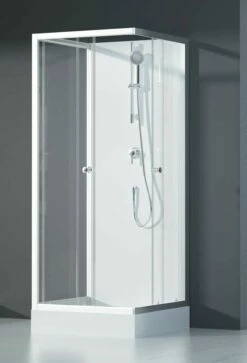 Komplettdusche Duschmeister Max F 78 Eckeinstieg Chrom 90 X 90 X 200 Cm