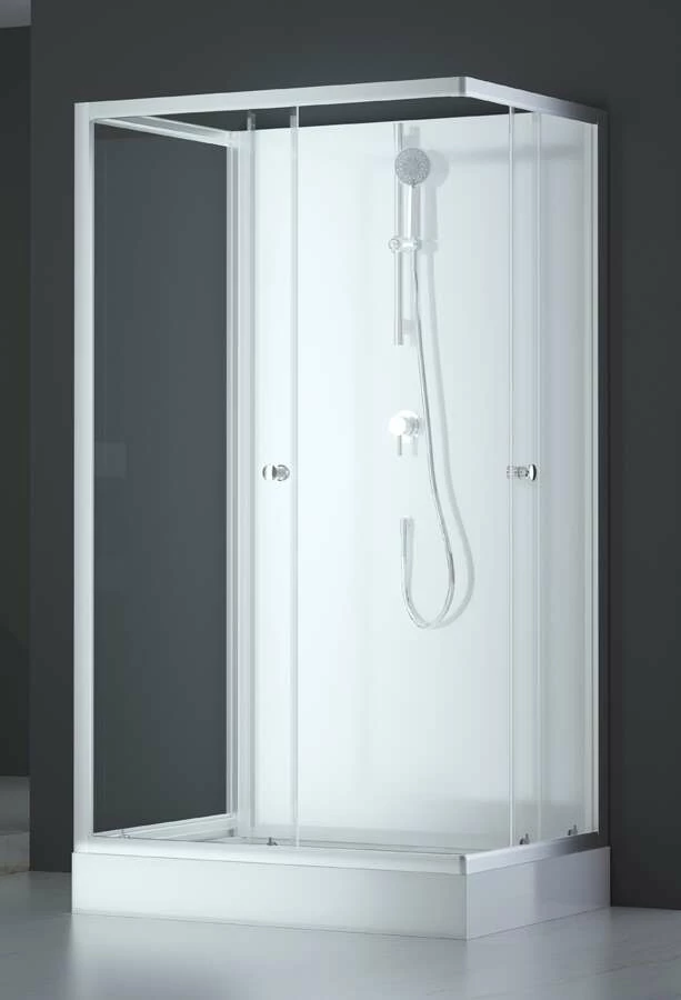 Komplettdusche Duschmeister Max F 79 Eckeinstieg Chrom 110 X 80 X 200 Cm