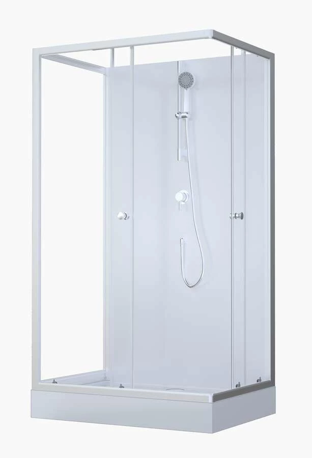 Komplettdusche Duschmeister Max F 79 Eckeinstieg Chrom 110 X 80 X 200 Cm – Bild 2