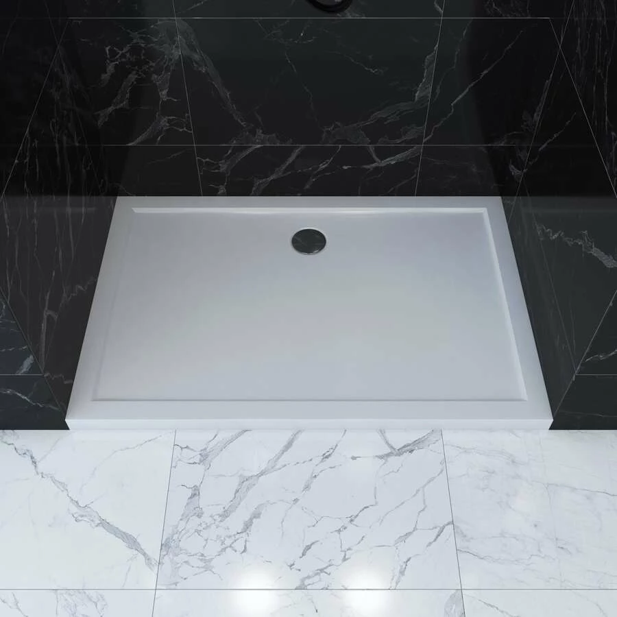 Duschmeister Duschwanne Max F 91 Acryl Weiß 120 X 90 X 4 Cm – Bild 2