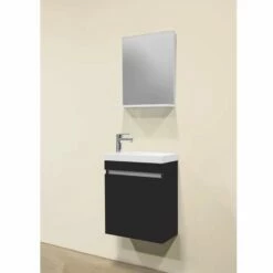 Duschmeister Badmöbelset Sano 499 48 Cm Schwarz