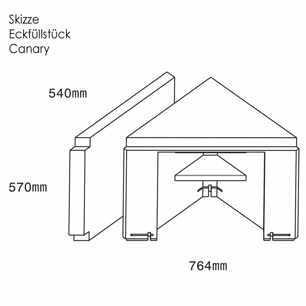 Ottofond Eckbadewanne Canary 150 X 150 Weiß – Bild 5