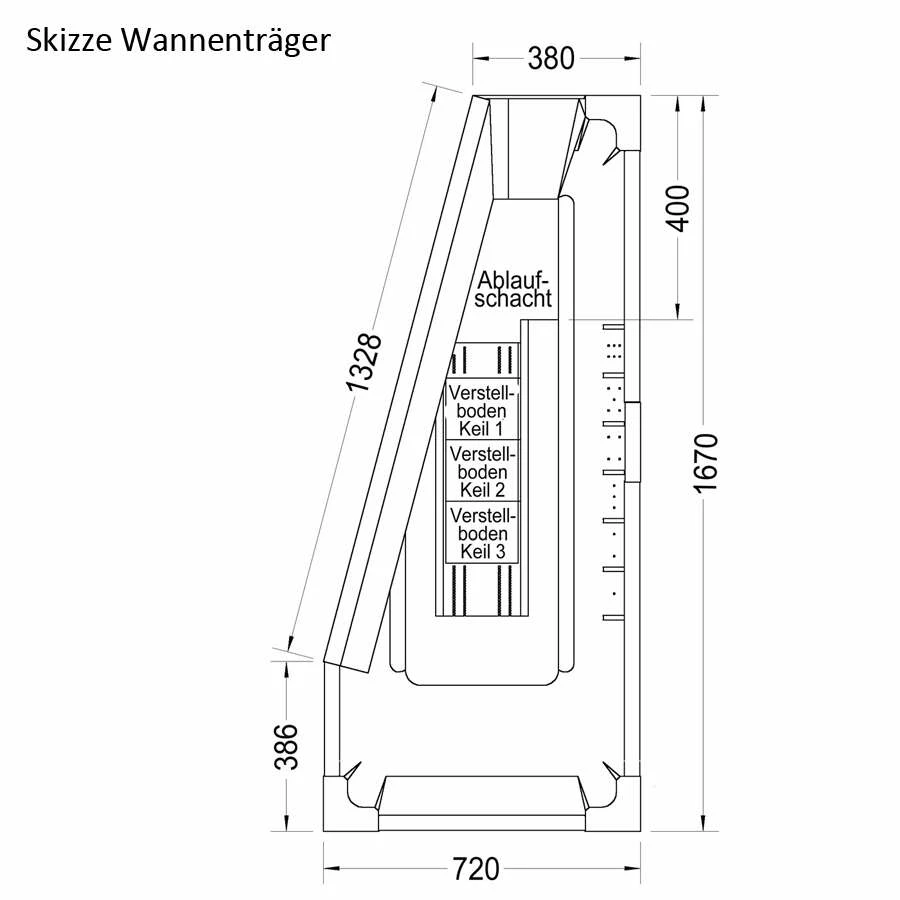 Ottofond Raumsparbadewanne Koala Vario A 170 X 75 Weiß – Bild 3