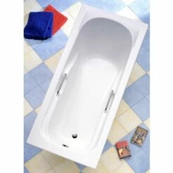 Ottofond Rechteckbadewanne Korfu 170 X 80 Weiß
