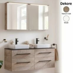 Fackelmann Oxford Badmöbel 120 Cm