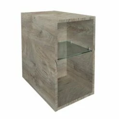 Fackelmann Oxford Badregal 30 Cm 2 Fächer Nature Oak