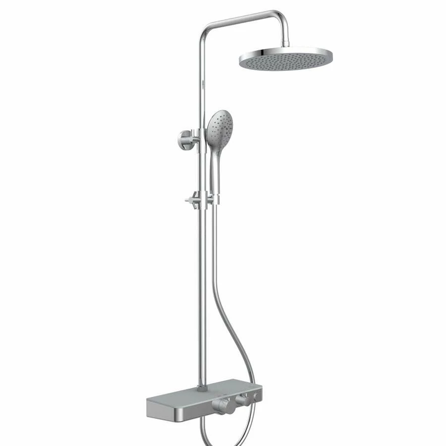 Eisl Duschset Futura Wellness Duschsystem, Chrom/grau