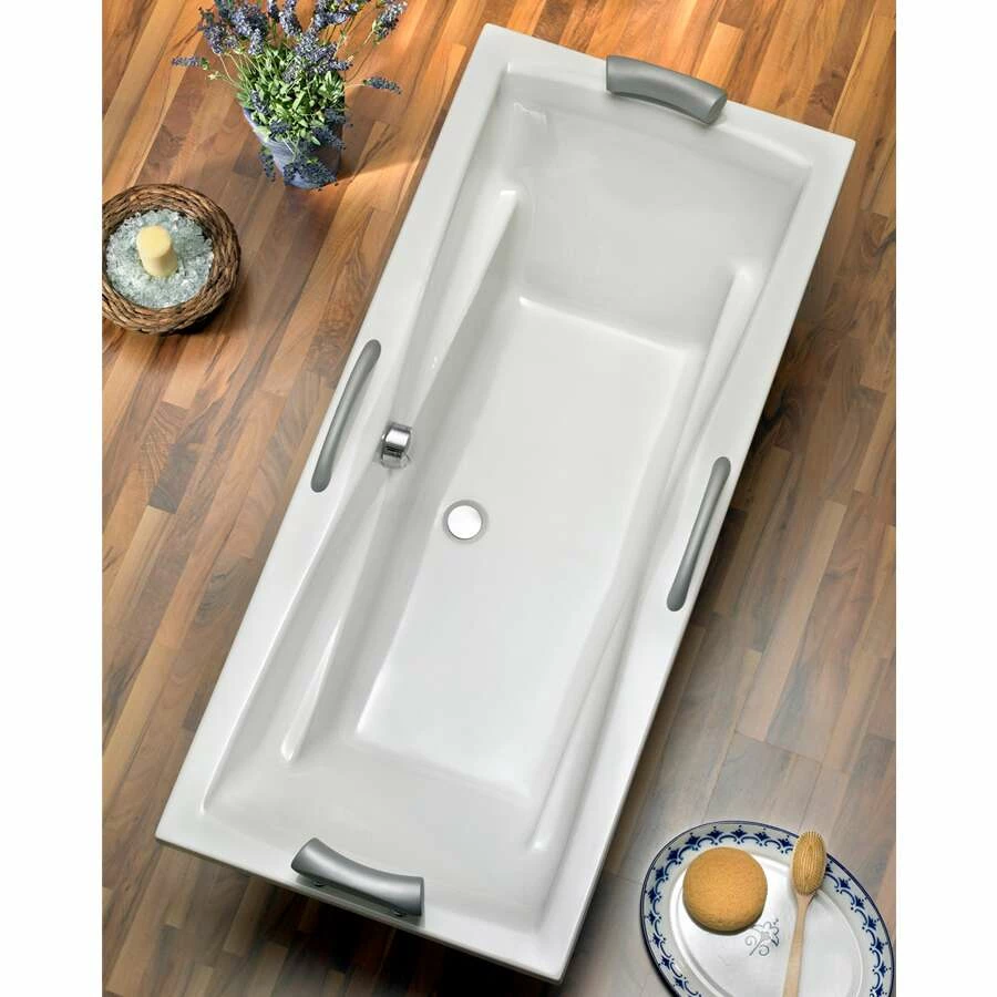 Ottofond Rechteckbadewanne Atlanta Duo Weiß