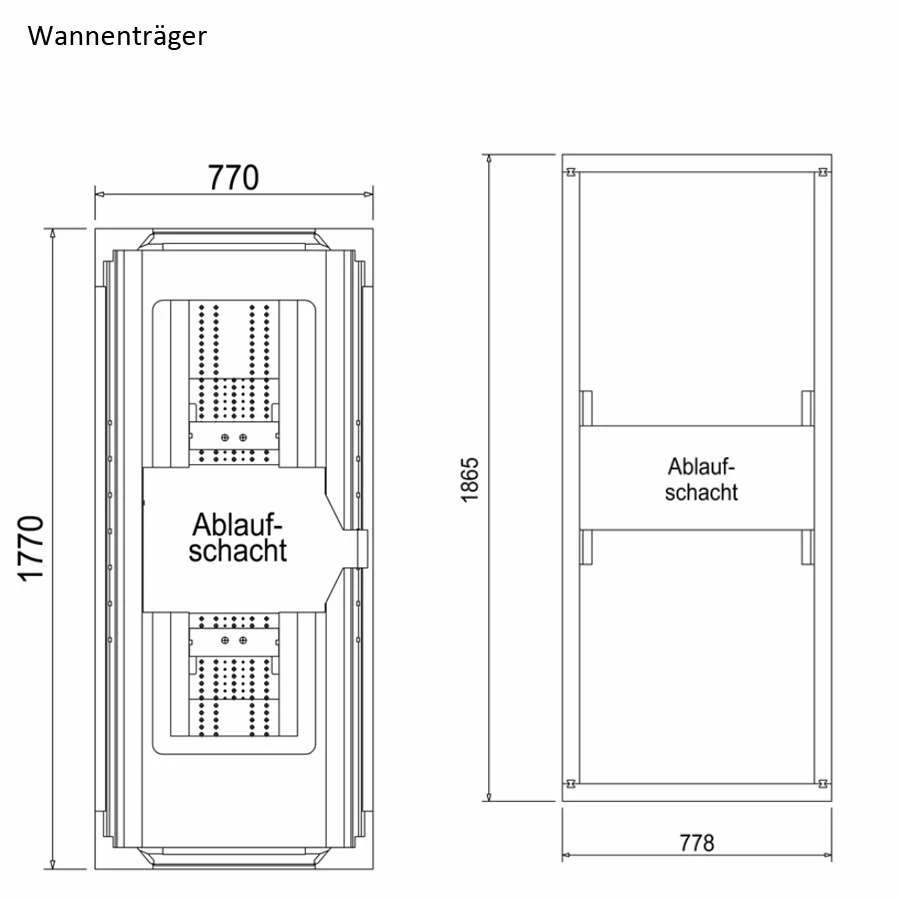 Ottofond Rechteckbadewanne Atlanta Duo Weiß – Bild 4