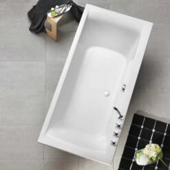 Ottofond Rechteckbadewanne Rosa