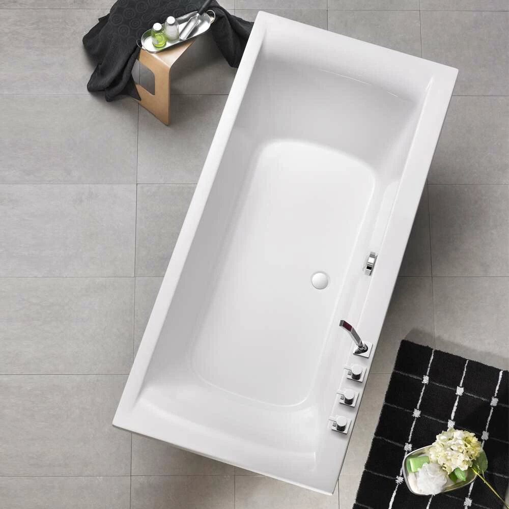 Ottofond Rechteckbadewanne Rosa