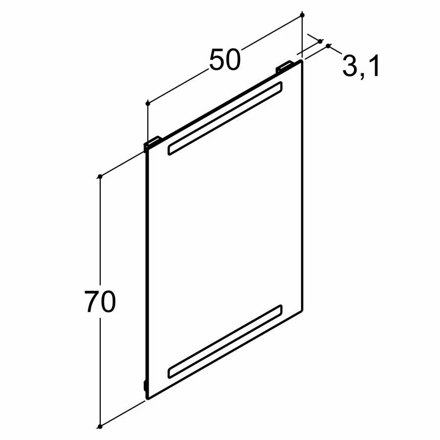 Dansani Repeat LED-Spiegel 50 Cm – Bild 2